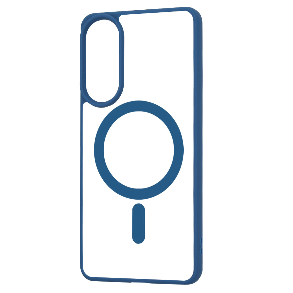 Husa de protectie Techsuit MagSafe Pro compatibil cu Samsung Galaxy S25 Edge, Albastru