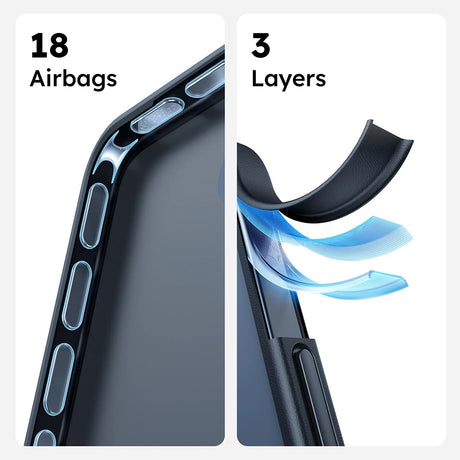 Torras Guardian Magnetic husă neagră pentru iPhone 16 Pro Max