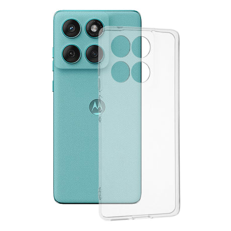 Husa de protectie Techsuit Clear Silicone compatibil cu Motorola Edge 60 / Edge 60 Fusion, Transparent