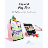 Husa de protectie tableta ESR Flip Hybrid (with Pencil Holder) compatibil cu iPad 10 (2022) 10.9 / 11 (2025) / 12 (2026), Roz