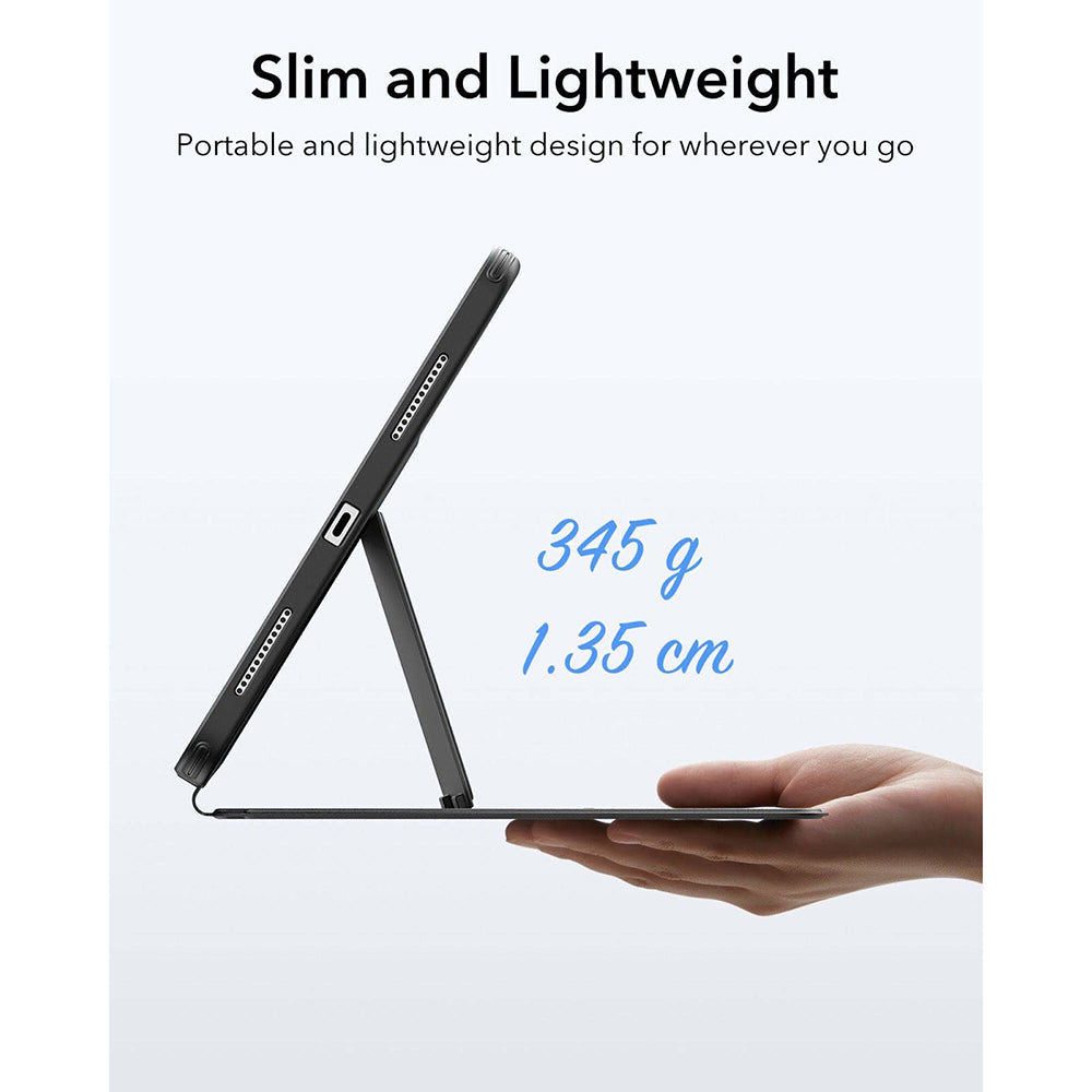 Husa de protectie tableta ESR Flip Hybrid (with Pencil Holder) compatibil cu iPad 10 (2022) 10.9 / 11 (2025) / 12 (2026), Negru