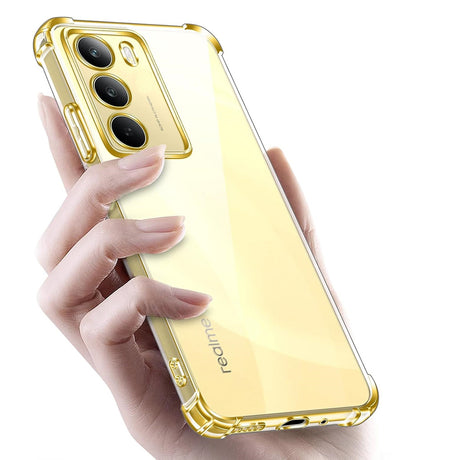 Husa de protectie Techsuit Shockproof Clear Silicone compatibil cu Realme 14x, Transparent
