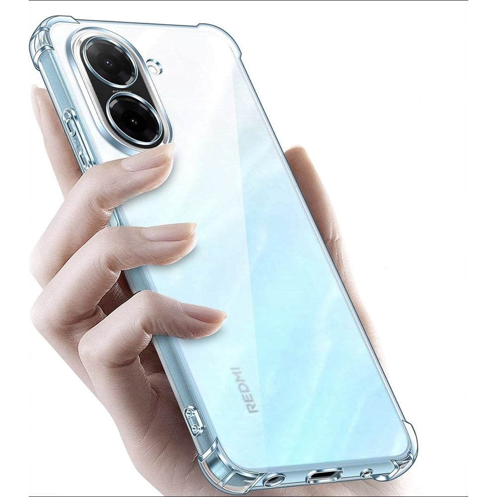 Husa de protectie Techsuit Shockproof Clear Silicone compatibil cu Xiaomi Redmi A5 4G (Standard), Transparent