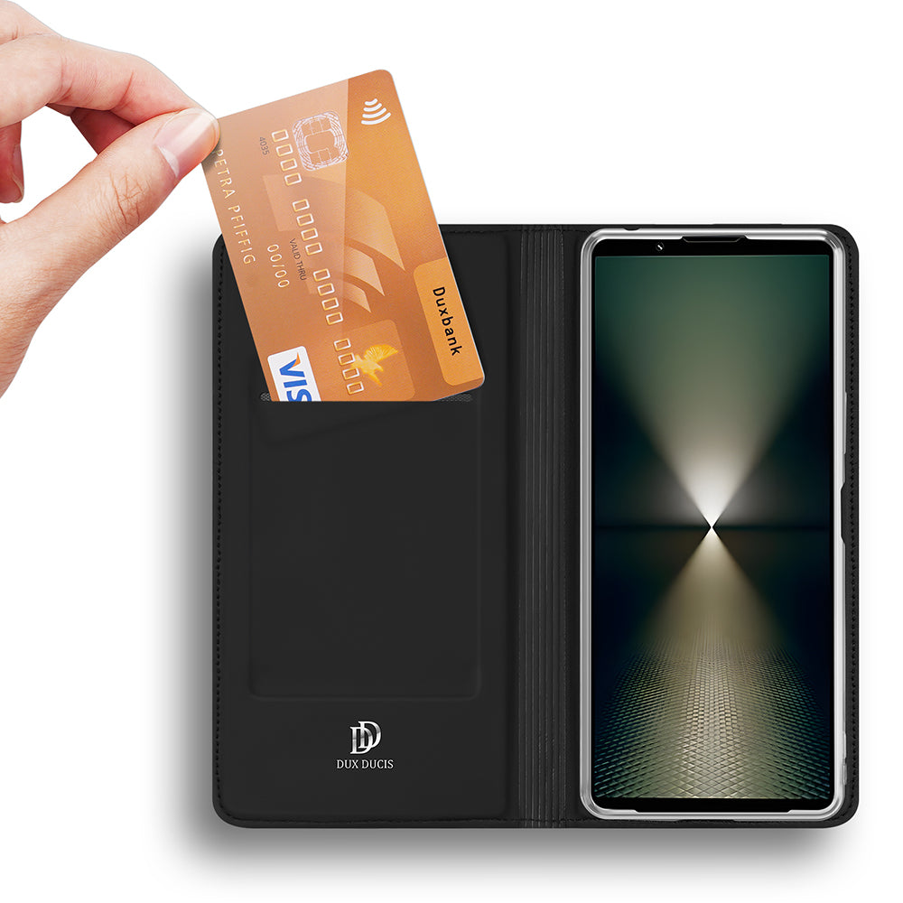Husa de protectie Dux Ducis Skin Pro compatibil cu Sony Xperia 1 VII, Negru