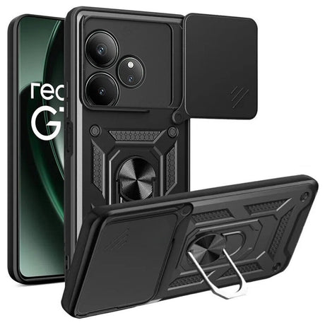 Husa de protectie Techsuit CamShield Series compatibil cu Realme GT 6 / GT 6T, Negru