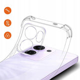 Husa de protectie Techsuit Shockproof Clear Silicone compatibil cu Oppo Reno13 F 4G / Reno13 F 5G / Reno13 FS 5G, Transparent