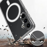 Husa de protectie Techsuit MagSafe Pro compatibil cu Samsung Galaxy S25 Plus, Transparent