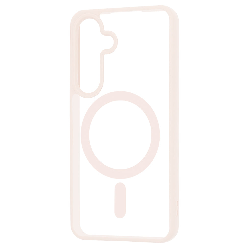 Husa de protectie Techsuit MagSafe Pro compatibil cu Samsung Galaxy S25, Nude Pink