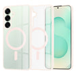 Husa de protectie Techsuit MagSafe Pro compatibil cu Samsung Galaxy S25 Plus, Nude Pink