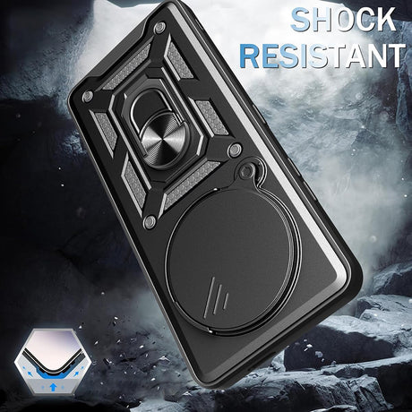 Husa de protectie Techsuit CamShield Series compatibil cu Xiaomi Redmi A5 4G (Standard), Negru