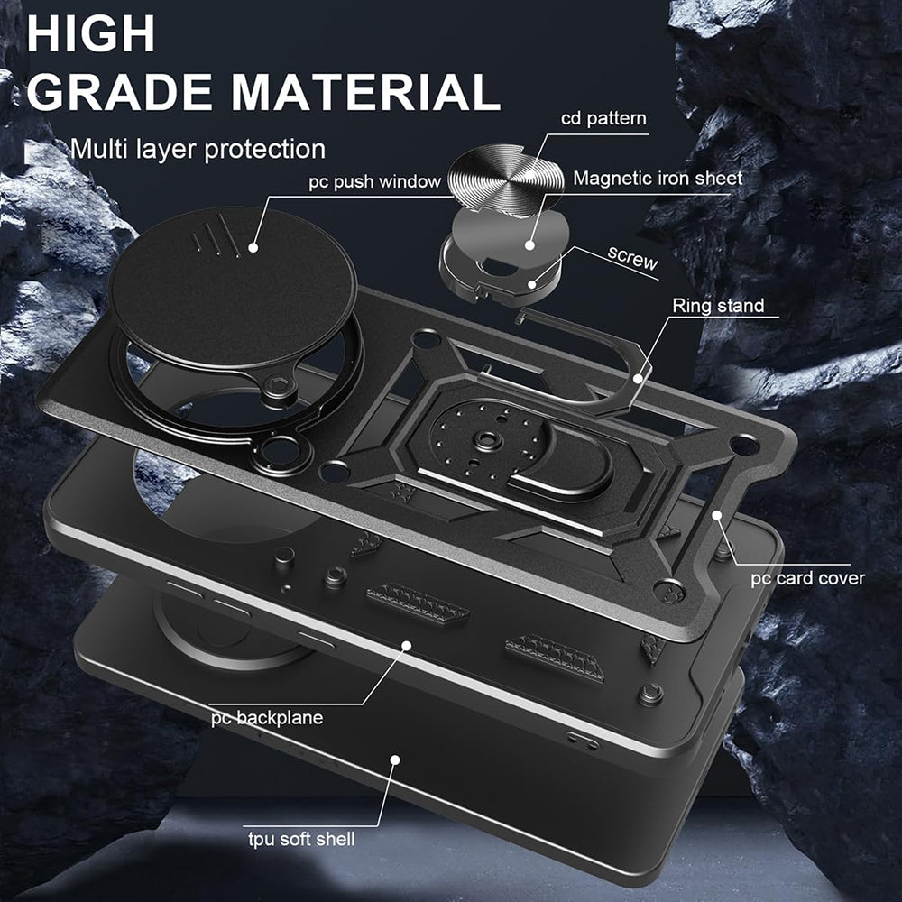Husa de protectie Techsuit CamShield Series compatibil cu Xiaomi Redmi A5 4G (Regional), Negru