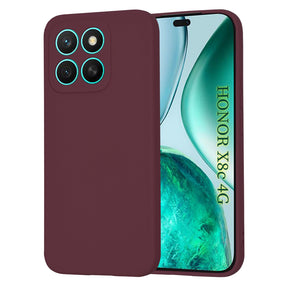 Husa de protectie Techsuit SoftFlex compatibil cu Honor X8c, Plum Red