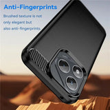 Husa de protectie Techsuit Carbon Silicone compatibil cu Honor 400 Lite, Negru