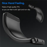 Husa de protectie Techsuit Carbon Silicone compatibil cu Honor 400 Lite, Negru
