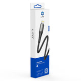 Cablu Lito (LD22L), USB-A to Lightning, Fast Charging, 2.4A, 2m, Negru