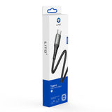 Cablu Lito (LD22T), USB-A to Type-C, Fast Charging, 2.4A, 2m, Negru