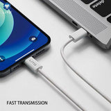 Cablu Lito (LD04CL), Type-C to Lightning, Fast Charging 27W, 2m, Alb
