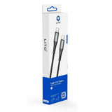 Cablu Lito (LD08CC), Type-C to Type-C, Fast Charging, 60W, 1m, Negru