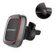Suport Techsuit MagGrip (S5), Secure Magnetic Grip for Air Vent, Rotation Angle 360°, with Metal Plates, Negru /Red