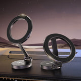 Suport Techsuit TitanMagX (S13), for Dashboard and Desk, MagSafe Compatible, Foldable, Adjustable, 3M Adhesive, Gri