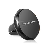 Suport Techsuit TinyGrip (S9), for Air Vent, with Metal Plate, Strong Magnet, Universal Compatibility, Negru / Silver