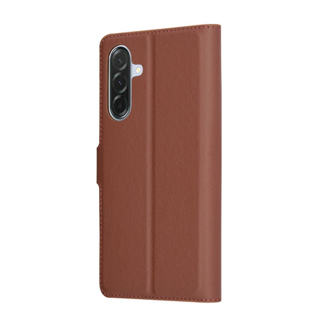 Husa de protectie Techsuit Leather Folio compatibil cu Samsung Galaxy A56 5G, Maro