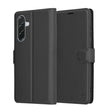 Husa de protectie Techsuit Leather Folio compatibil cu Samsung Galaxy A56 5G, Negru