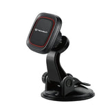 Suport Techsuit MagGrip (S6), for Dashboard, Magnetic Grip, 360° Rotation, Suction Cup, 2 Metal Plates, Negru /Red
