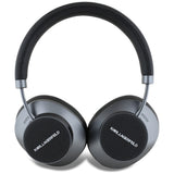 Casti Karl Lagerfeld Wireless Saffiano Elongated (KLBHP73PSACKMK), Over-Ear Headset, ANC, Bluetooth, Type-C, Negru