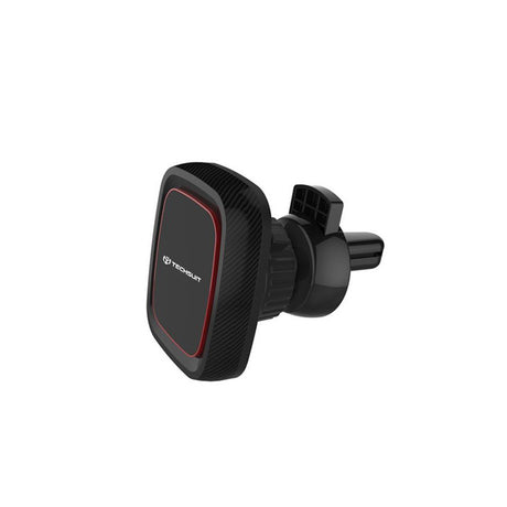 Suport Techsuit MagGrip (S5), Secure Magnetic Grip for Air Vent, Rotation Angle 360°, with Metal Plates, Negru /Red