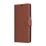 Husa de protectie Techsuit Leather Folio compatibil cu Samsung Galaxy A26 5G, Maro