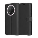 Husa de protectie Techsuit Leather Folio compatibil cu Honor Magic7 Lite / X9c, Negru