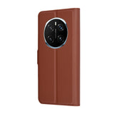 Husa de protectie Techsuit Leather Folio compatibil cu Honor Magic7 Pro, Maro