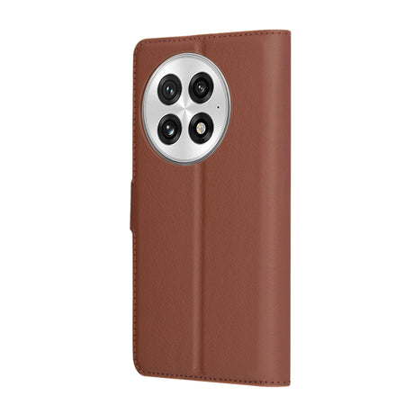Husa de protectie Techsuit Leather Folio compatibil cu OnePlus 13, Maro