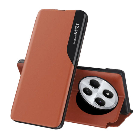 Husa de protectie Techsuit eFold Series compatibil cu Xiaomi Redmi 14C / Poco C75, Portocaliu