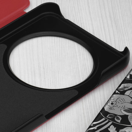 Husa de protectie Techsuit eFold Series compatibil cu Xiaomi Redmi 14C / Poco C75, Rosu