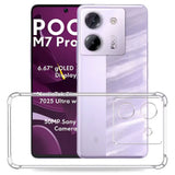 Husa de protectie Techsuit Shockproof Clear Silicone compatibil cu Xiaomi Poco M7 Pro 5G, Transparent