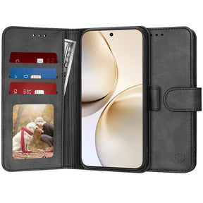 Husa de protectie Techsuit Diary Book compatibil cu Realme 14 Pro+, Negru