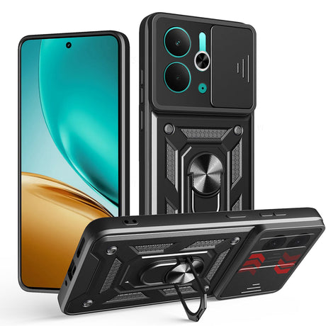 Husa de protectie Techsuit CamShield Series compatibil cu Realme 14 / Realme 14T, Negru