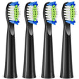 Bitvae Toothbrush Heads (SDD2), For Bitvae D2, x4, Negru