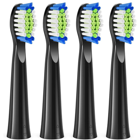 Bitvae Toothbrush Heads (SDD2), For Bitvae D2, x4, Negru