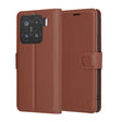 Husa de protectie Techsuit Leather Folio compatibil cu Xiaomi 15, Maro