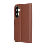 Husa de protectie Techsuit Leather Folio compatibil cu Samsung Galaxy S25 Plus, Maro
