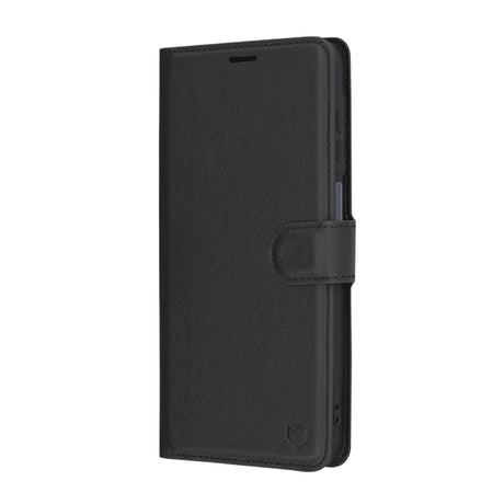 Husa de protectie Techsuit Leather Folio compatibil cu Samsung Galaxy A16 4G / A16 5G, Negru
