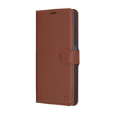 Husa de protectie Techsuit Leather Folio compatibil cu Samsung Galaxy A06, Maro