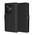 Husa de protectie Techsuit Leather Folio compatibil cu Realme GT 6 / GT 6T, Negru