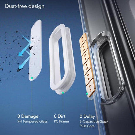 Husa de protectie ESR Classic Hybrid HaloLock compatibil cu iPhone 16, Transparent