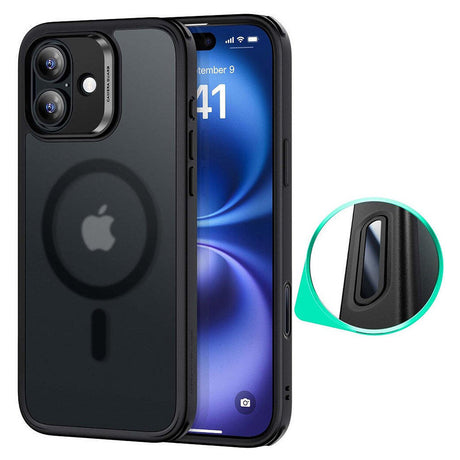 Husa de protectie ESR Classic Hybrid HaloLock compatibil cu iPhone 16, Negru Mat