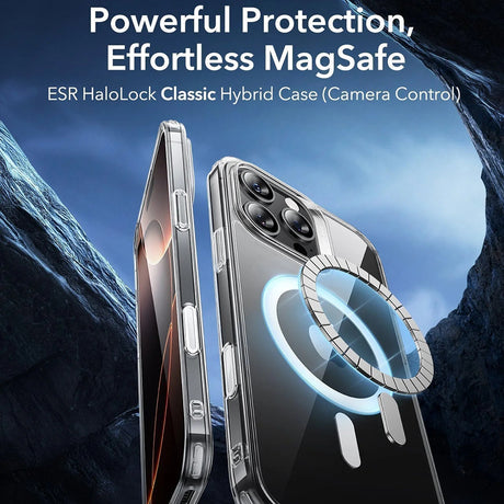 Husa de protectie ESR Classic Hybrid HaloLock compatibil cu iPhone 16 Pro Max, Transparent
