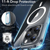 Husa de protectie ESR Classic Hybrid HaloLock compatibil cu iPhone 16 Pro Max, Negru Mat